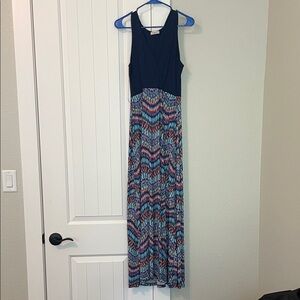 Elegant Multicolor Maxi Dress